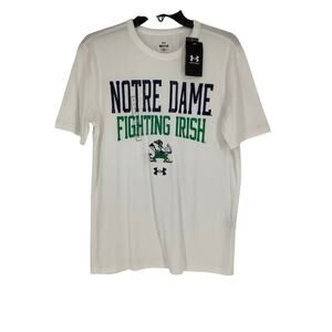 Under Armour Men's Small Notre Dame Fighting Irish Short Sleeve T Shirt N3-43